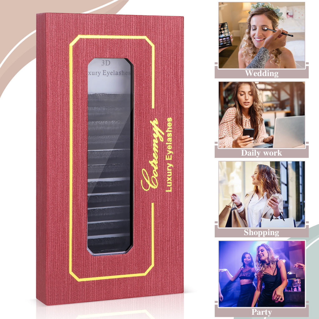 Lông mi tự dính Fluffy Wispy 3 Leaf Clover - Tìm kiếm tự nhiên để trang điểm hàng ngày