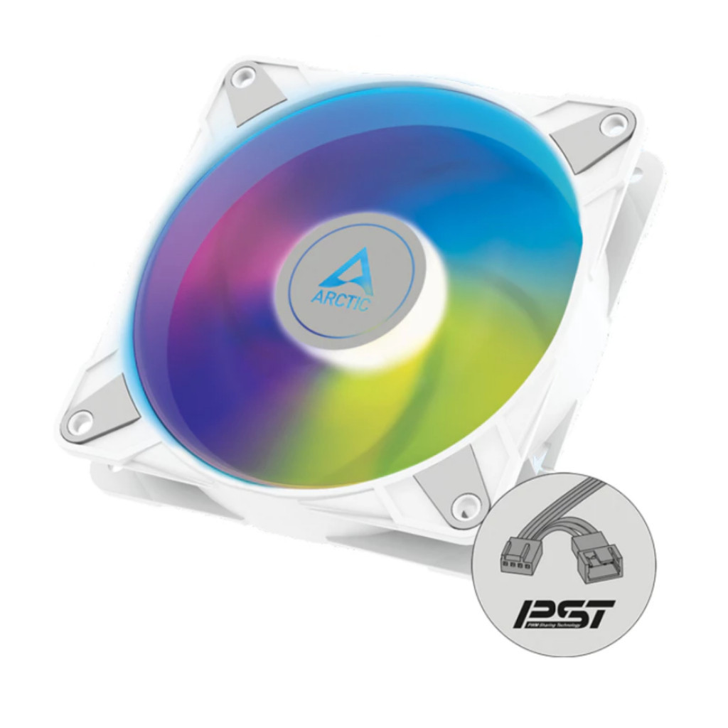 Quạt tản nhiệt Arctic P14 PWM PST ARGB/ 22.5 dBA (White) | phù hợp cho PC Gaming - Hàng Chính Hãng
