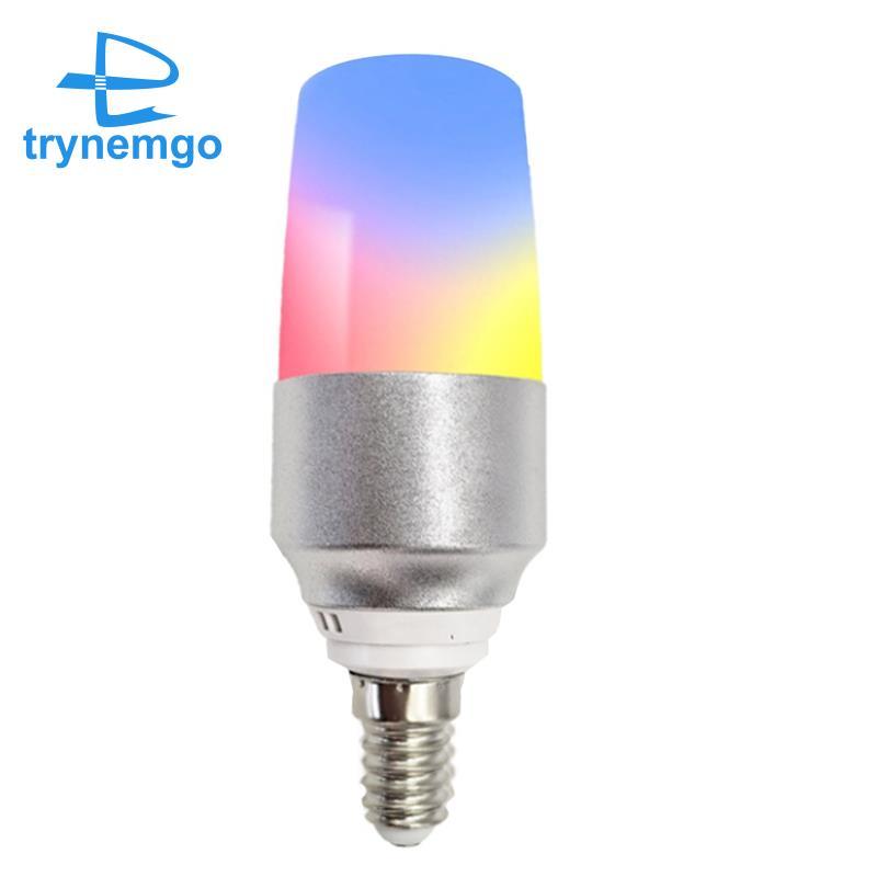 Thông minh cho đèn phòng ngủ Tuya Zigbee E14 Bóng đèn LED 5W Kiểm soát ứng dụng Tuổi thọ CCT + Điều 
