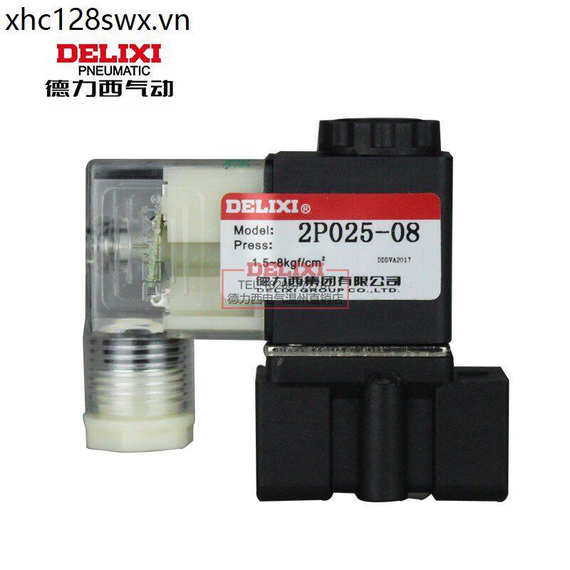 Van điều khiển chất lỏng Delixi 2P025-08 Van điện từ hai chiều hai vị trí 2 điểm Máy phân phối nước 