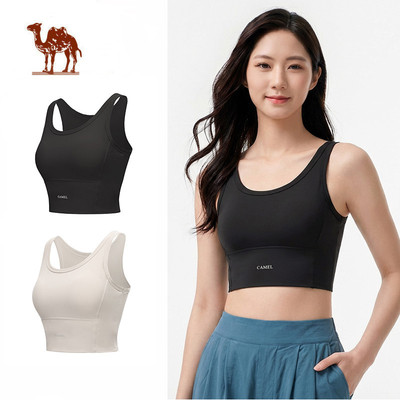 Áo Tập Yoga Nữ Camel Crown - Thoáng Khí, Chống Sốc, Phù Hợp Cho Yoga Và Chạy Bộ