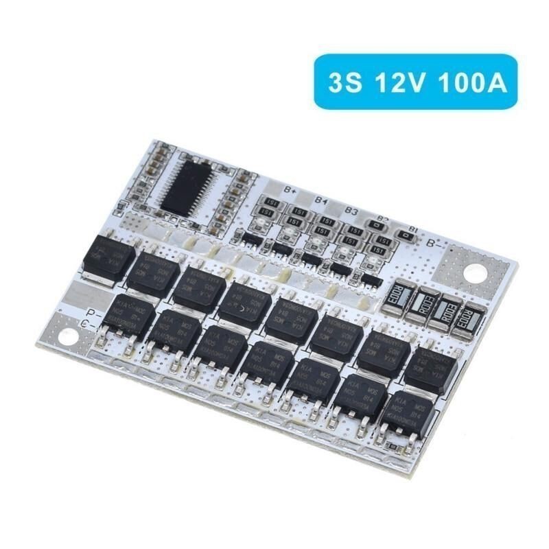 Bảng Mạch Bảo Vệ Pin Lithium Bms 3s 4s 5s 100a Polymer 12.6v  16.8v 21v Sự Bảo Vệ