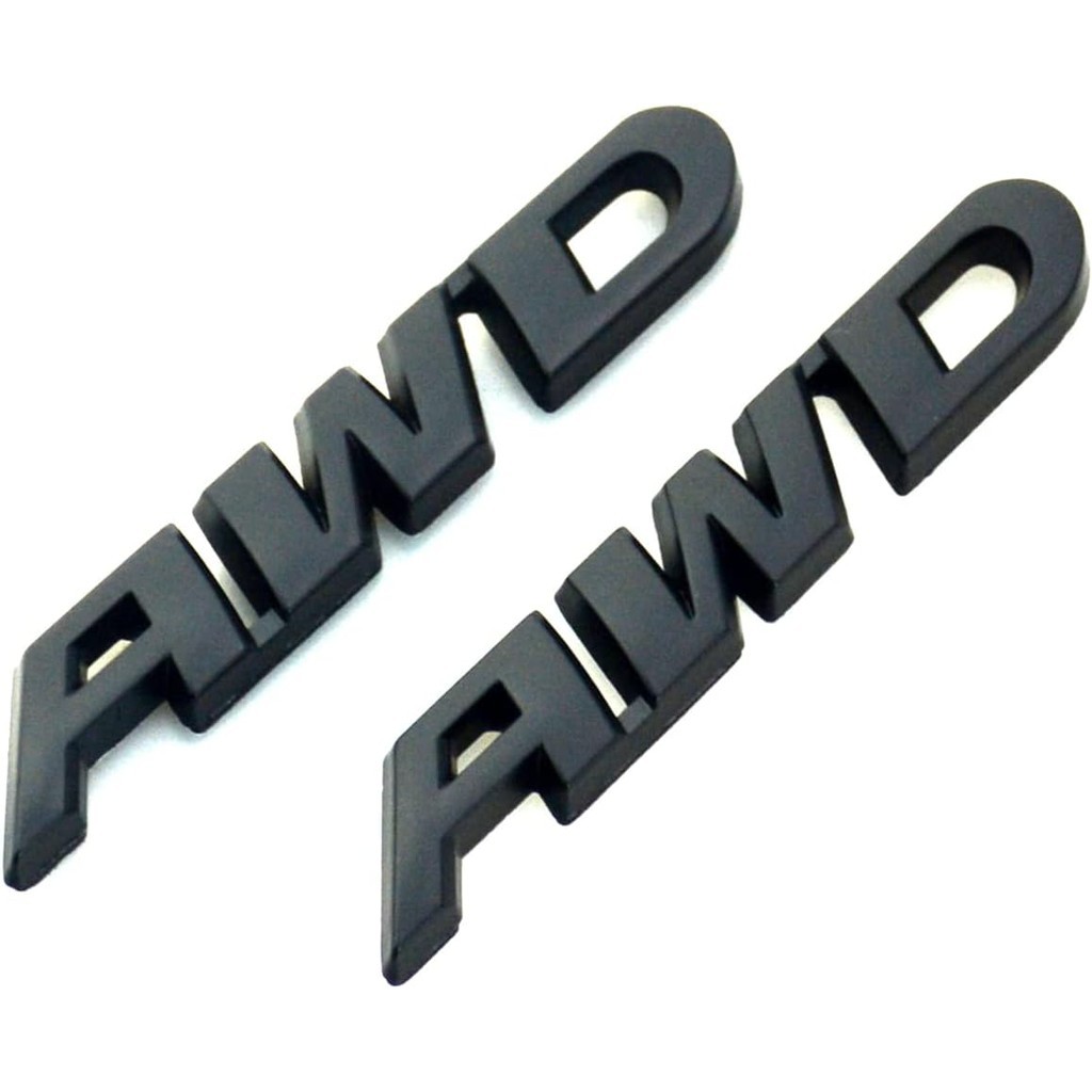 2X AWD Huy Hiệu Biển Tên 3D Kim Loại Fender Trunk Hood Miếng Dán Cửa Phù Hợp Cho Xe 4x4 Off Road 4WD