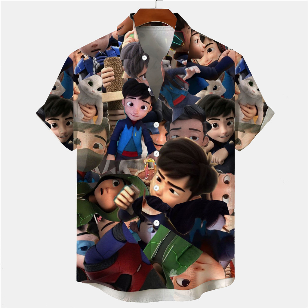 Nam ejen ali Quần Lót Thiết Kế Hoạt Hình Vải In Hình Phong Cách Thường Ngày Cho Mùa Hè