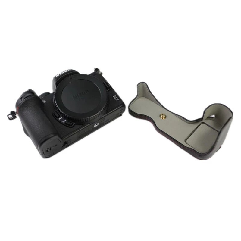 Thích hợp cho Nikon Z7 Z50 z8 Half Case Base Túi đựng máy ảnh Bao da Vỏ bảo vệ Nikon