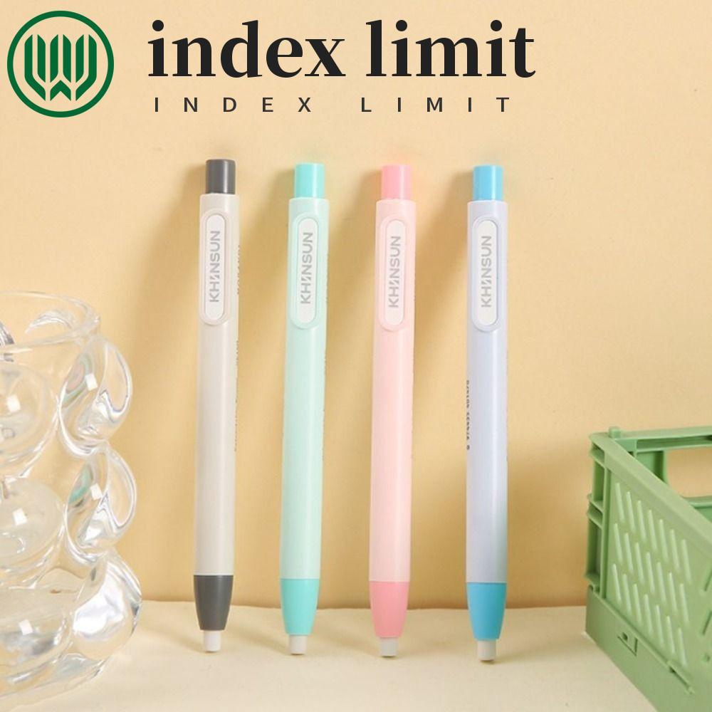 INDEX LIMIT Press Pencil Eraser, Pen Style Hiệu quả Retractable Eraser, Thiết kế mới Viết Wiping Cor