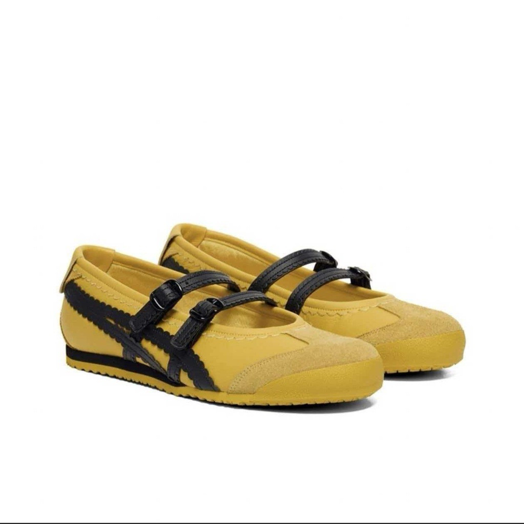 Mexico 66 TGRS Onitsuka Tiger Mary Jane Ballet Flats Thoải mái Slip-On Đi lại hàng ngày Thời trang đ