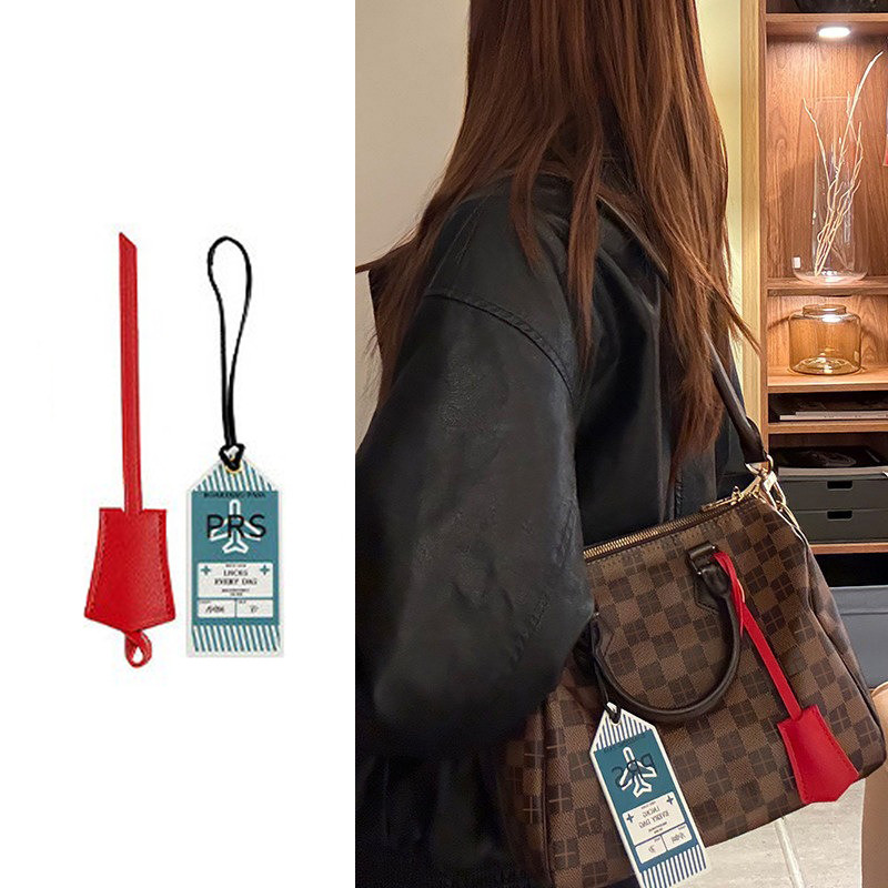 Trang Trí Thẻ Hành Lý Túi Chèn Cho Mềm L-V Speedy 30 Trunk25 20 Thẻ Hành Lý Phụ Kiện Thời Trang