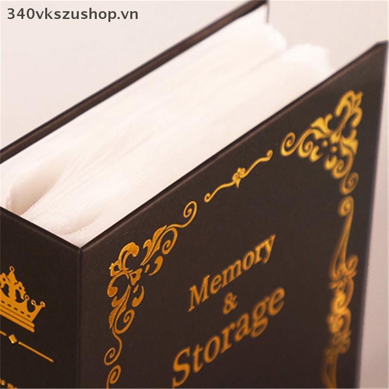 XXHZ Vintage Album Ảnh Hộp Đựng Ảnh Lưu Trữ Album Ảnh Album Ảnh [VN]