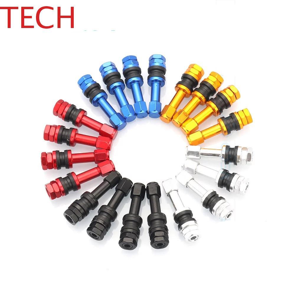 TECH TR48E Phụ kiện ô tô màu đen Bánh xe ô tô không săm Xe máy Xe đạp Bolt-in