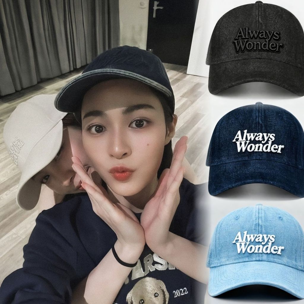 LingOrm AlwaysWonder Mũ cao bồi thêu mũ bóng chày