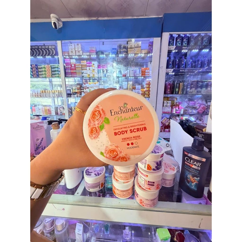 Tẩy tế bào chết body Enchanteur 250g naturelle