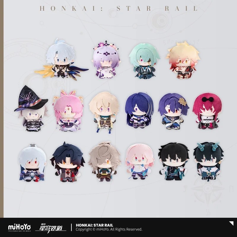 Gấu bông Honkai Star Rail chính hãng miHoYo Official Merch búp bê Doll Chibi Blade Dan Heng Jingliu 