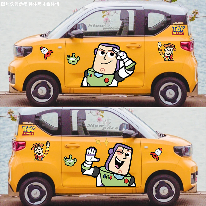 Nhãn dán ô tô Wuling MINI Buzz Lightyear