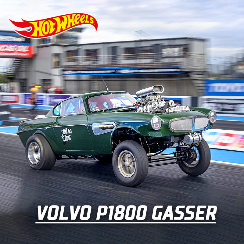 Xe hợp kim Volvo P1800 GasserVolvo Car P1800 Mô hình xe đồ chơi