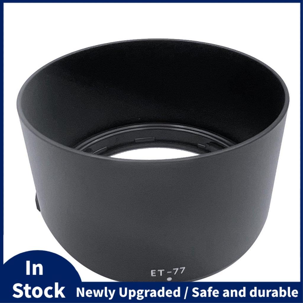 ET77 Lens Hood Tấm che nắng tròn Thay thế ET-77 cho 85Mm F / 2 Macro là STM, 85 mm F2 MACRO là STM