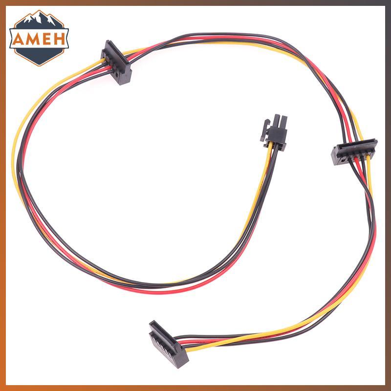 Technicolorepic 4Pin Sang 2 Cổng HDD SSD SATA Power Soet Cable Conector Cho 6000 6200 6300 8000 8100