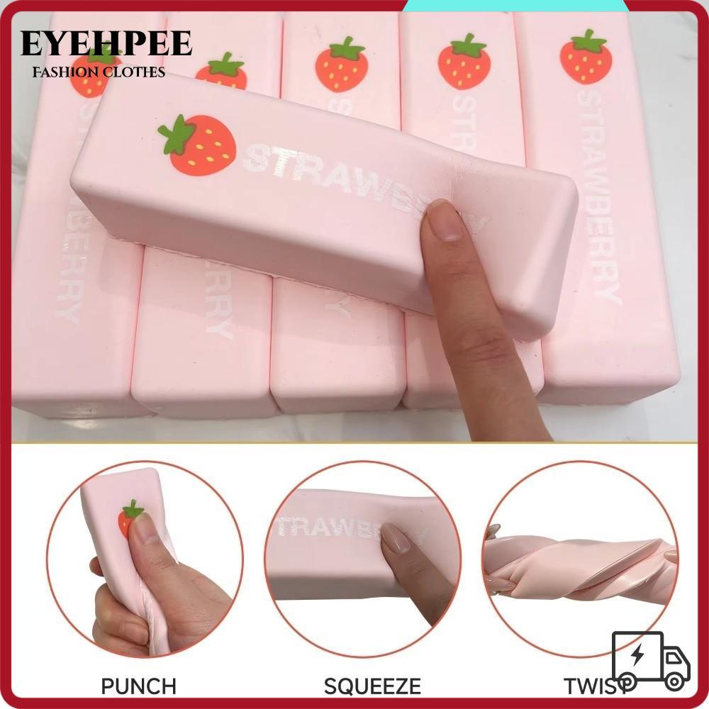 Đồ chơi bóp bơ EYEHPEE, Dâu dính thư giãn tay Bóp quả bóng căng thẳng, Đàn hồi chậm Fidget Mềm Bóp b