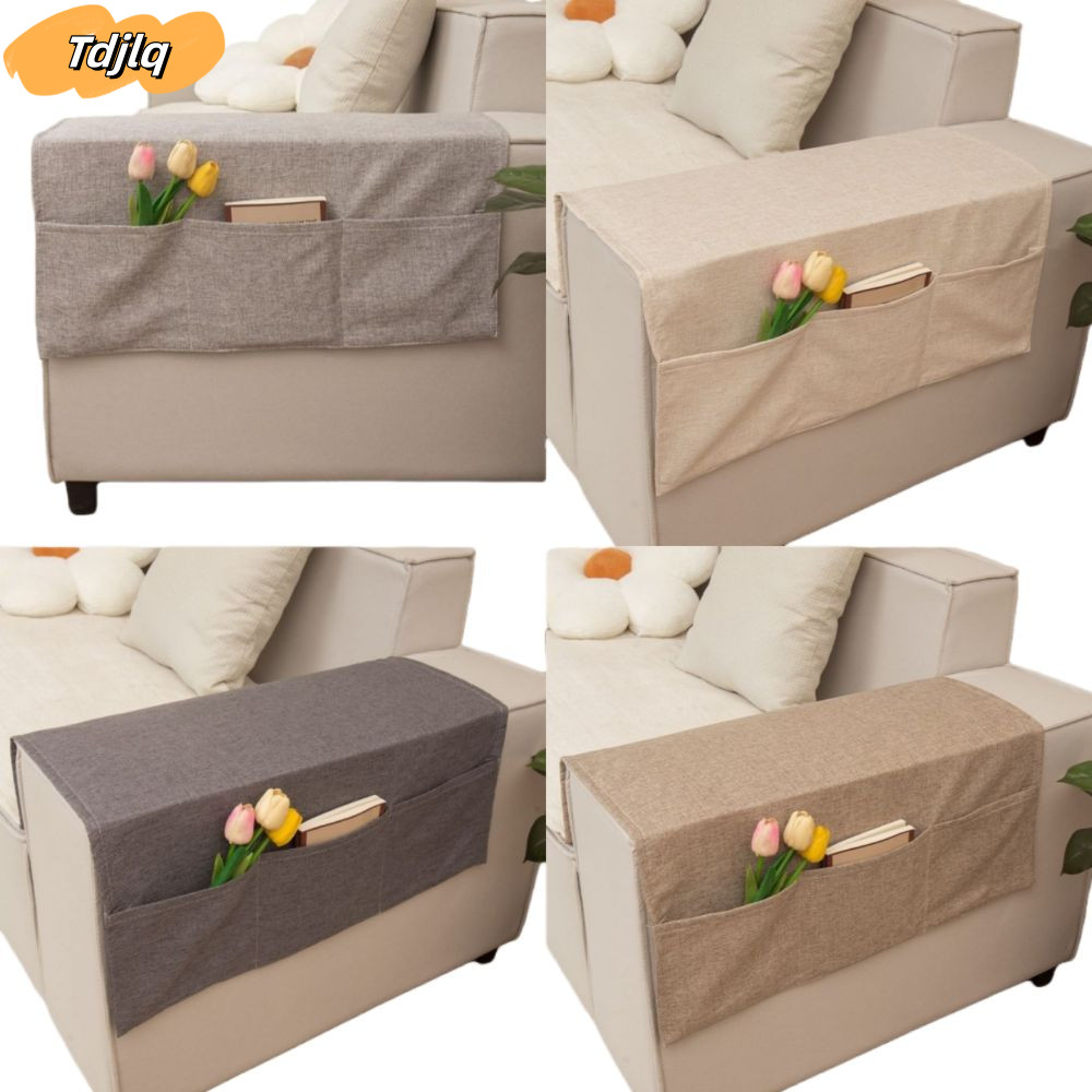 Túi đựng tay ghế sofa TDJLQ, Bộ sắp xếp tay vịn ghế sofa mềm có thể giặt được, Polyester 40x110 60x1