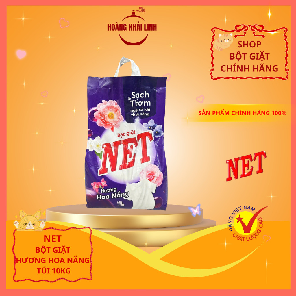 Bột giặt Net hương Hoa Nắng túi 10kg