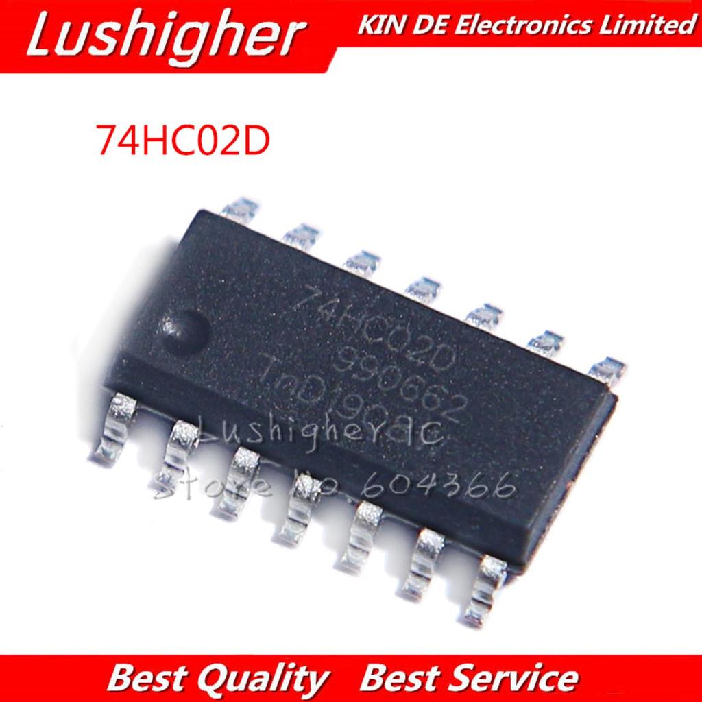 20 CHIẾC 74HC02D 74HC02 SN74HC02DR SOP-14 SN72HC02 SMD