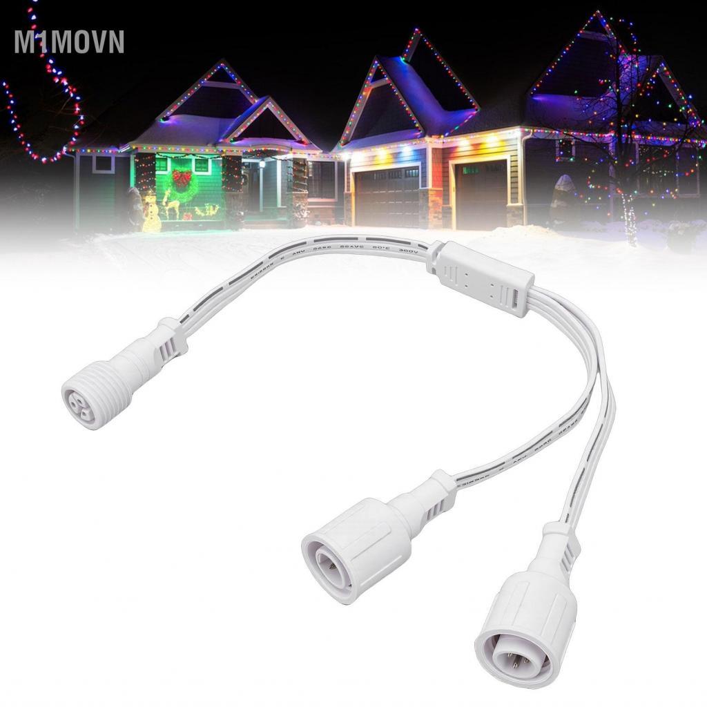 M1movn Cáp nối dài m1movn 16ft và Bộ chia chữ Y 1ft Phù hợp cho E-FY E22 Đèn ngoài trời vĩnh viễn IP