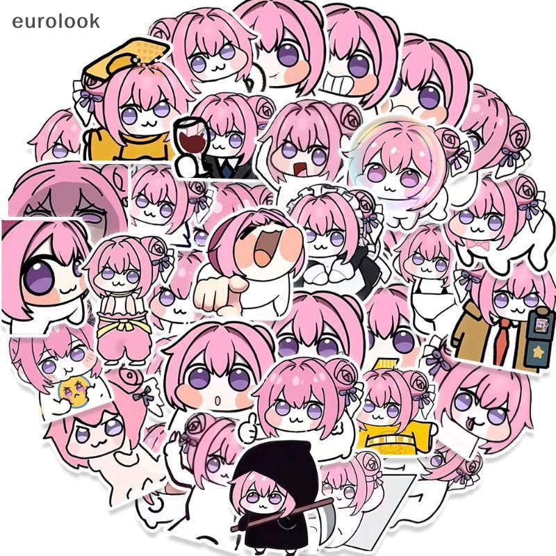 [EUL] 50 Cái Doro DIY Thêu Sò Điện Thoại Hành Lý Ván Trượt Đề Can Chống Thấm Nước Búp Bê Nikke Doro 