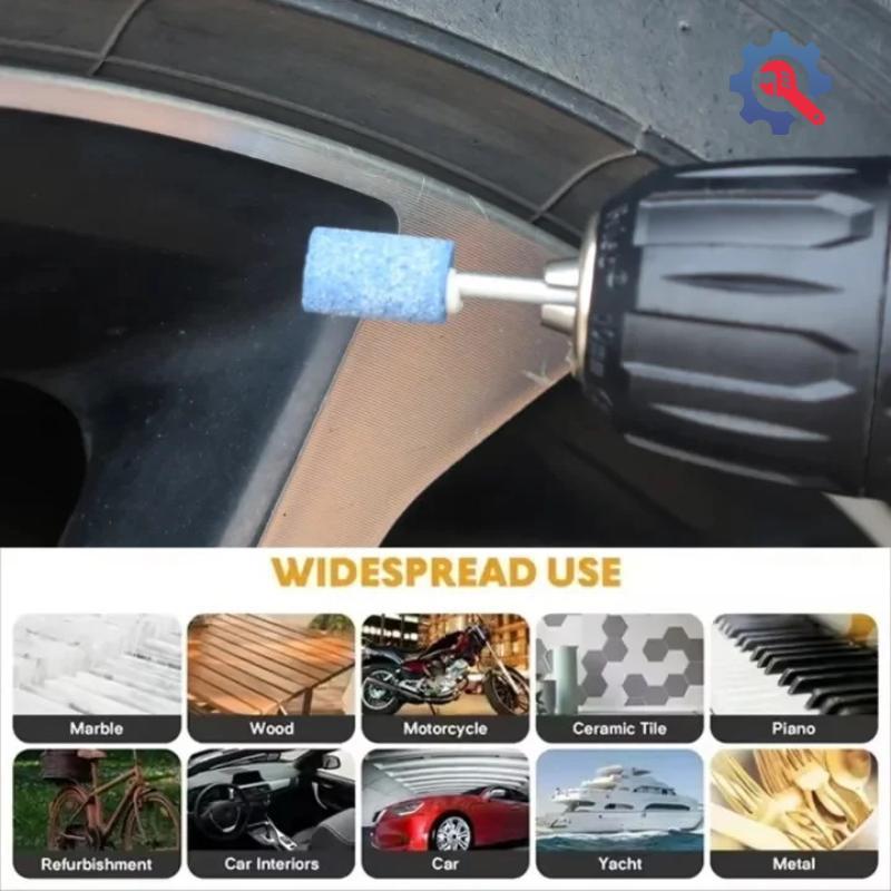 [AT] 10 Chiếc Đầu Đánh Bóng Đầu Bánh Xe Mài Mòn Gắn Cho Dụng Cụ Điện Xoay Điện Mài Đá Bánh Xe Dremel