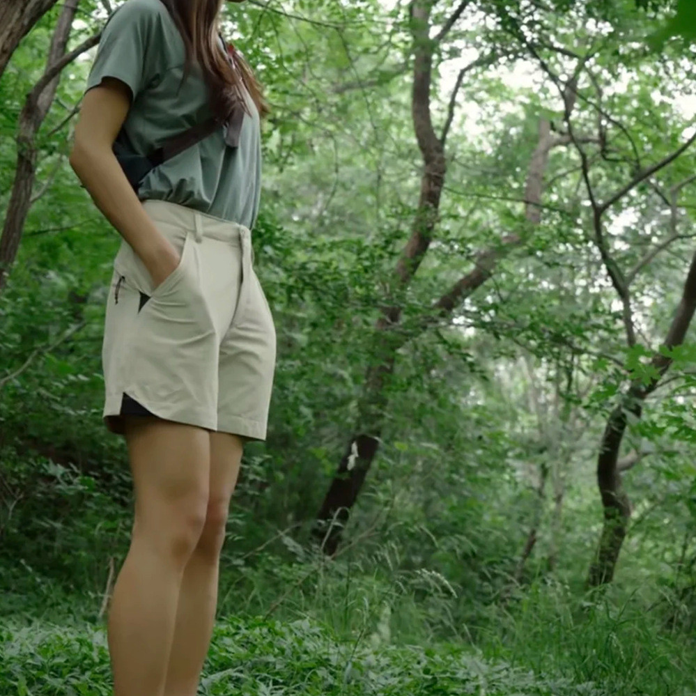 Outdoor softshell shorts Sports and leisure hiking quarter-length pants