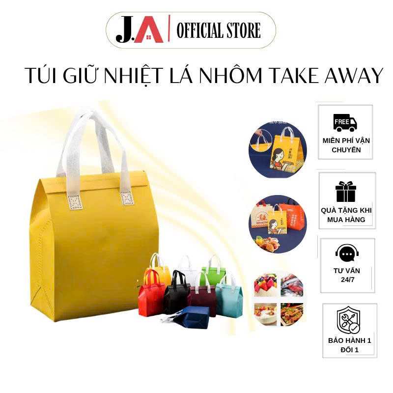 Túi Giữ Nhiệt Giao Hàng Đồ Ăn, Túi Đựng Trà Sữa, Sữa Chua, Chống Thấm, Giữ Nhiệt Tốt,Dày Dặn, Quai X
