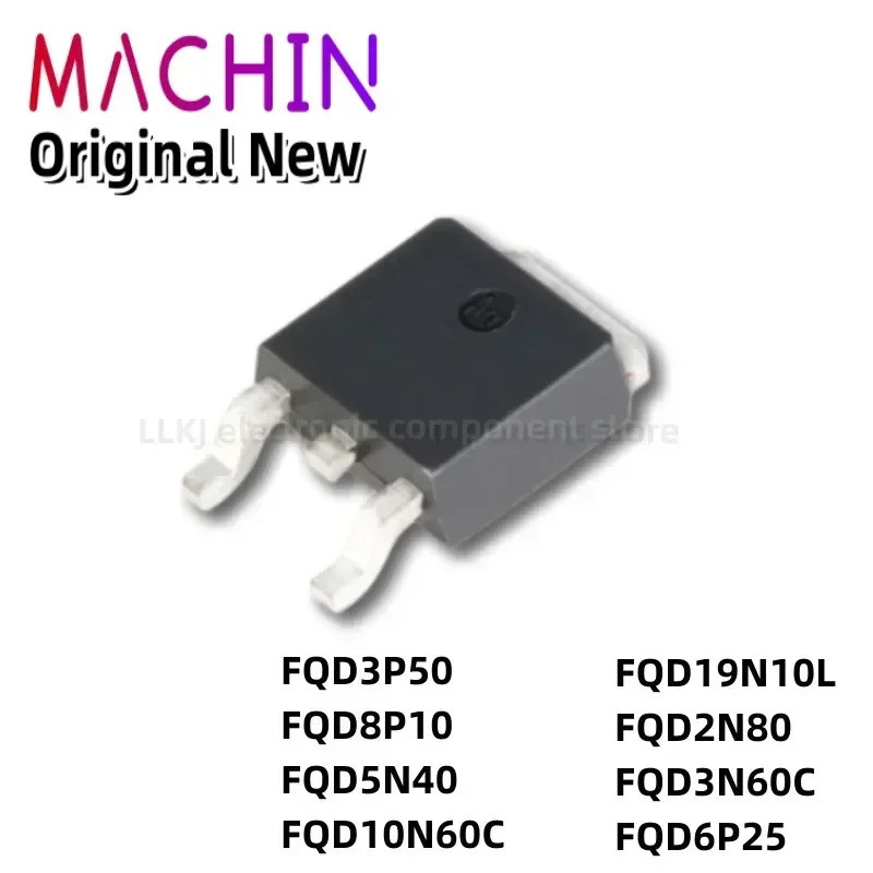 5 Chiếc FQD3P50 FQD8P10 FQD5N40 FQD10N60C FQD19N10L FQD2N80 FQD3N60C FQD6P25 TO252 Hiệu Ứng Trường T