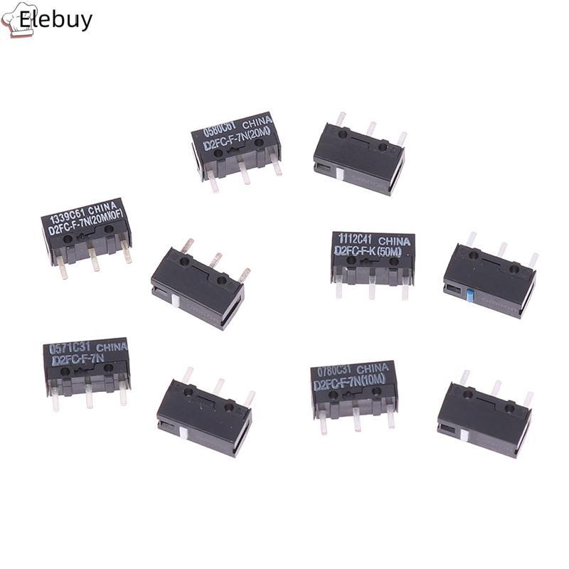 [Ele-T] 2 Chiếc Chuột Micro Switch D2FC-F-7N 10M 20M D2FC-F-K (50M) -RZ D2F D2F-01 D2F-01F D2F-L D2F