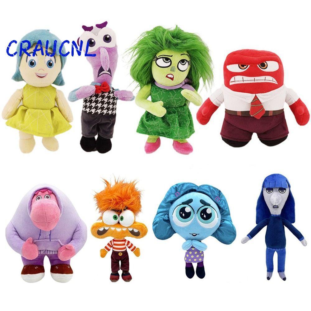 LUOL Inside Out Plush, Đồ chơi sang trọng Riley 20 ~ 33cm, Chất lượng cao Tức giận Inside Out 2 món 