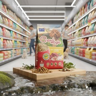 THỨC ĂN CAO CẤP DÀNH CHO CHÓ GRANDMAGIC bao 1kg - Thức Ăn Hạt Cho Chó - Hạt Cho Chó - KPETMART
