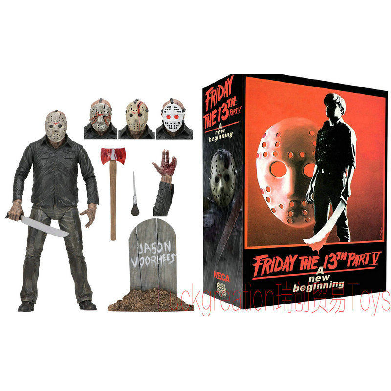 NECA Black Friday No. 13 1980 Phiên bản Jason Murderer Phiên bản cao cấp Mô hình búp bê thực hành