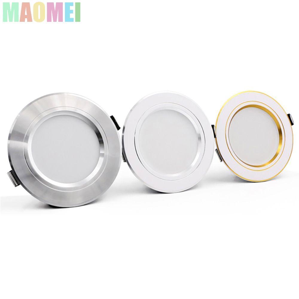 MAOMEI Led Panel Ánh sáng âm trần 220V Trong nhà / Bạc / Trắng Thân lạnh Ánh sáng điểm trắng ấm
