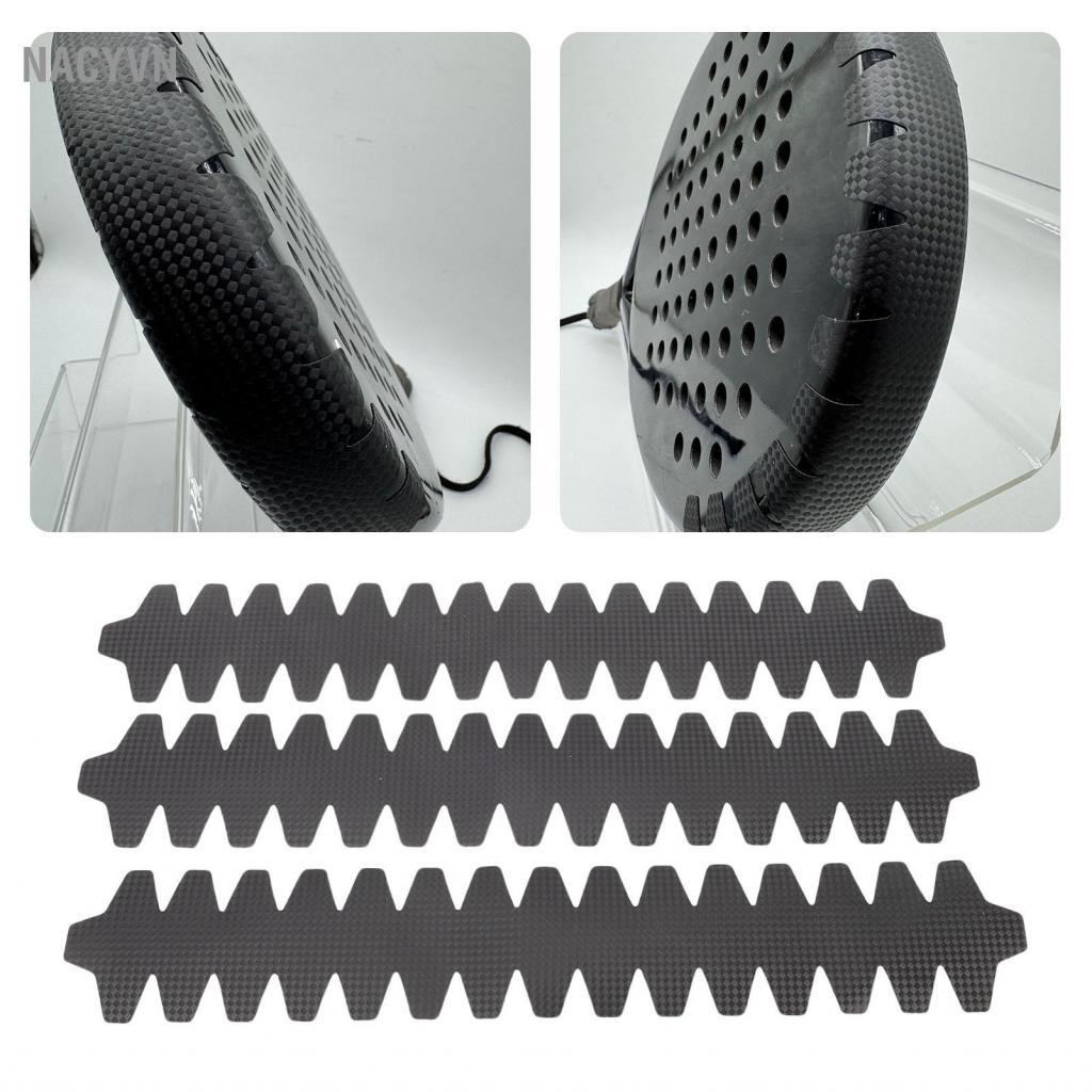 nacyvn 3 Miếng Dán Bảo Vệ Vợt Padel PU 15.7 Inch Khung Bảo Vệ Miếng Dán Bảo Vệ Cho Phụ Kiện Thể Thao