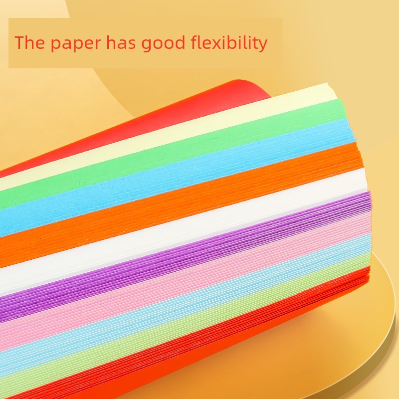 giấy gấp sao giấy xếp sao Chenguang Origami Giấy đặc biệt Màu Origami Bộ Origami Hình vuông Trường M