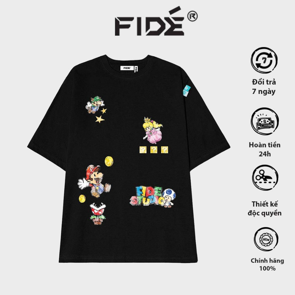 [HOT] Áo thun FIDE phông trơn nam nữ cổ tròn FIDE MARIO