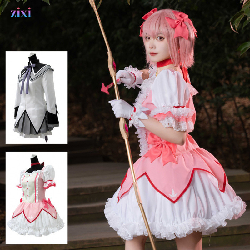 Trang Phục cosplay Ma Thuật Cô Gái Kaname Madoka và Akatsuki Homura từ Madoka Magica