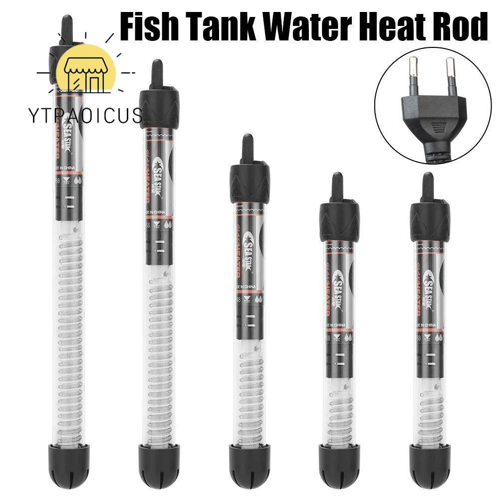 YURUYI 1 Cái Thanh Giữ Nhiệt, Bể Cá EU Cắm Máy Sưởi Chìm, Nhiệt Độ Có Thể Điều Chỉnh 220V AT700 Than
