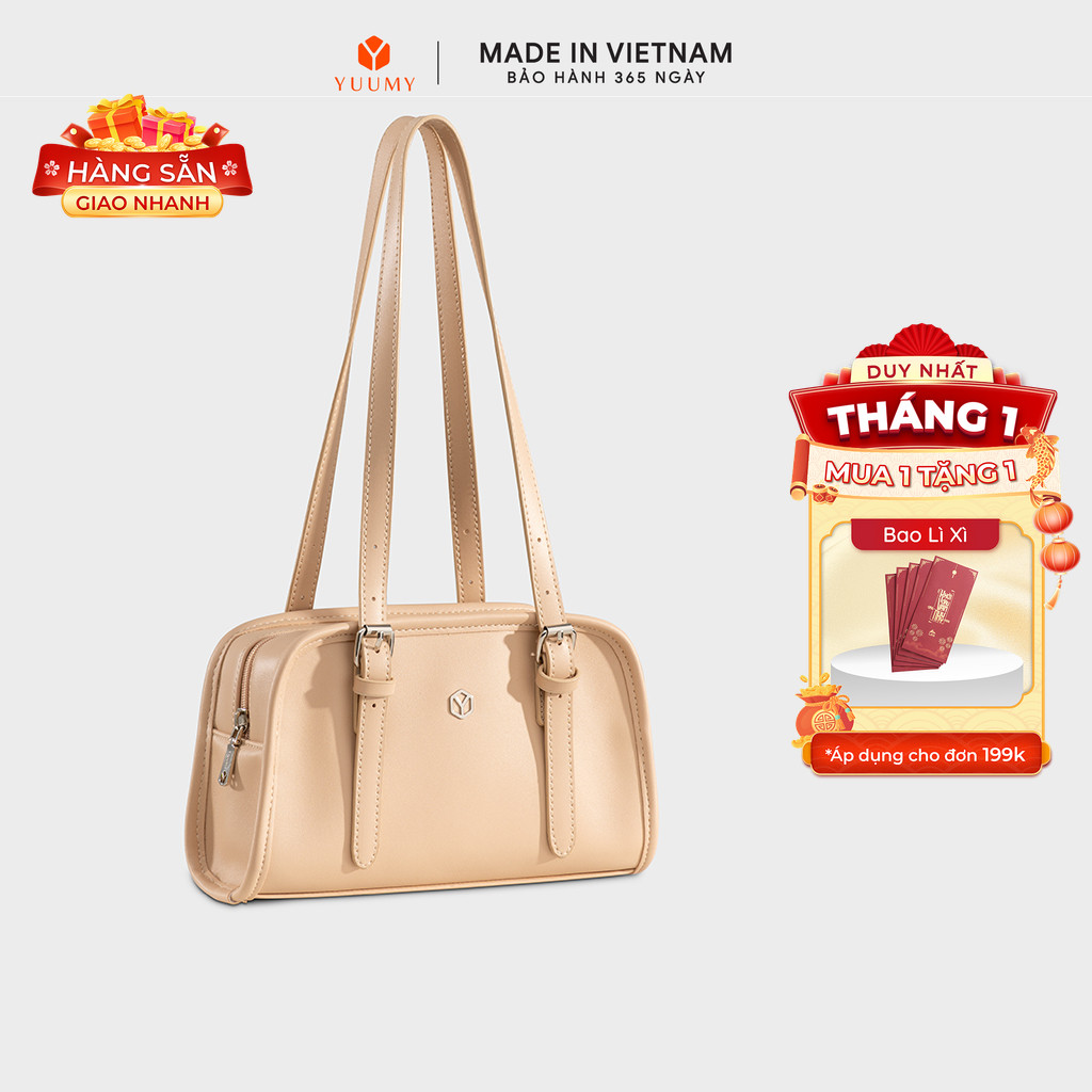 Túi Yuumy ( Thời trang nữ túi tote dáng hộp size 25- Túi xách da Seasand YTX72) Bagsmart