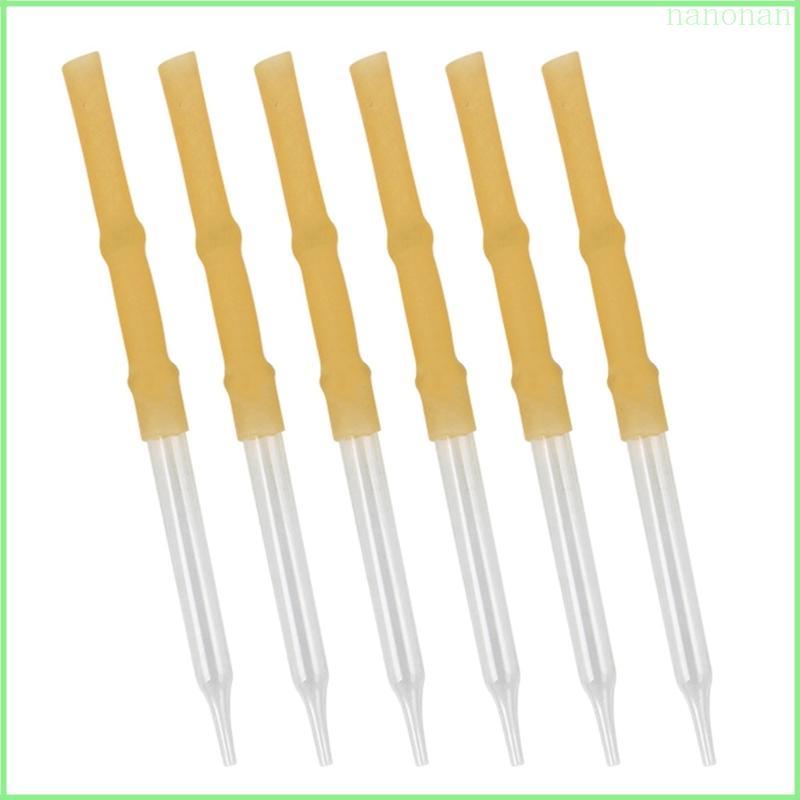 Nan 6 Chiếc Lab Liquid Transfer Pipet Alkaline Glass Dropper cho Khoa học phòng thí nghiệm