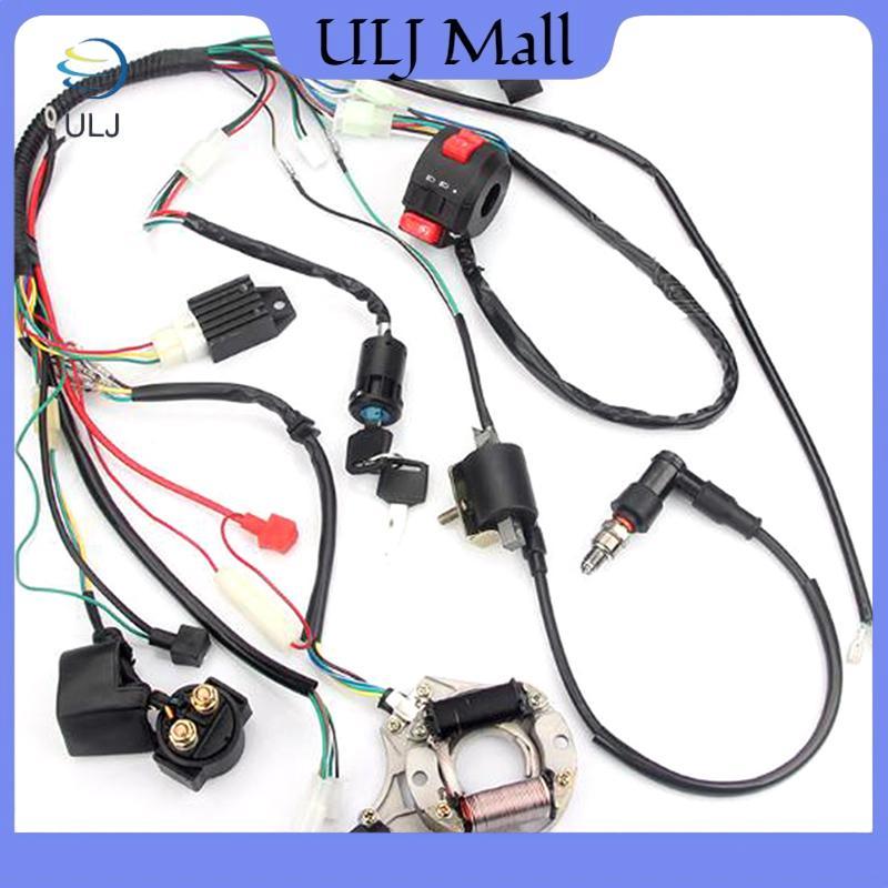 ULJ 50 / 70 / 90 / 110CC CDI Dây Dây Lắp Ráp Bộ Dây ATV Điện Quad Coolster.
