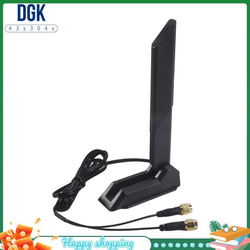 【 dgk43s304x 】 Ăng Ten WiFi 6E 1 Mảnh 2T2R 2.4G / 5G / 6G Đen Cho Bo Mạch Chủ B660 H670 M13H Z690