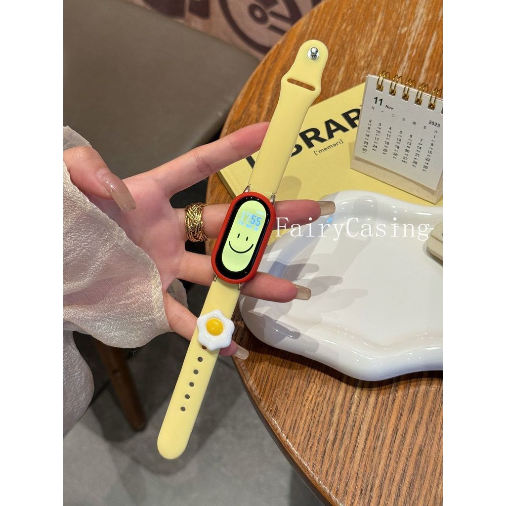 Dây đeo silicon mềm cho Xiaomi Mi Band 10 9 8 NFC Brecelet có vỏ bảo vệ cho phụ kiện cổ tay Mi Band 
