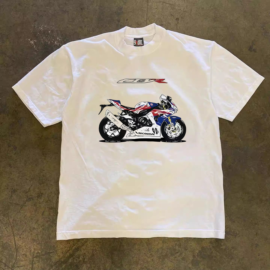 CBR1000RR graphic print short-sleeved T-shirt, CBR motorcycle riding breathable T-shirt