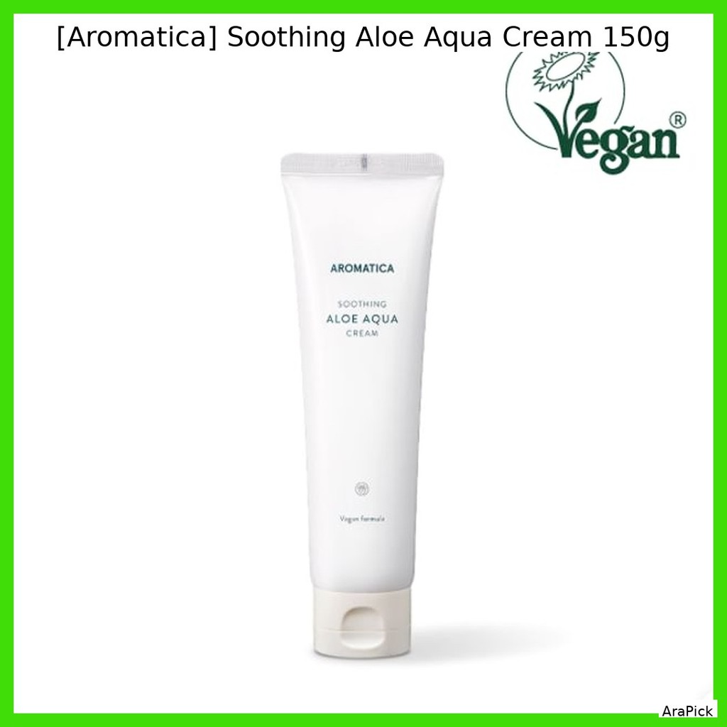 [Aromatica] Kem dưỡng da lô hội làm dịu 150g / Kem dưỡng ẩm lô hội Hàn Quốc / Kem dưỡng ẩm nhẹ của A