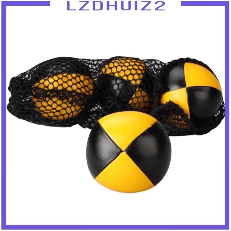 3 Chiếc Màu PU Mịn Mềm Mại Juggling Bóng Trẻ Em Vui Nhộn Huấn Luyện Đồ Chơi Juggle