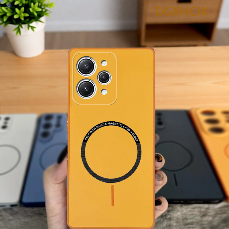 Dành Cho Xiaomi Redmi 12 Ốp Lưng Redmi 12 4G Ốp lưng Redmi Note 12R Ốp Lưng Silicon Cứng Từ Tính